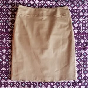Brooks Brothers Chino Pencil Skirt EUC